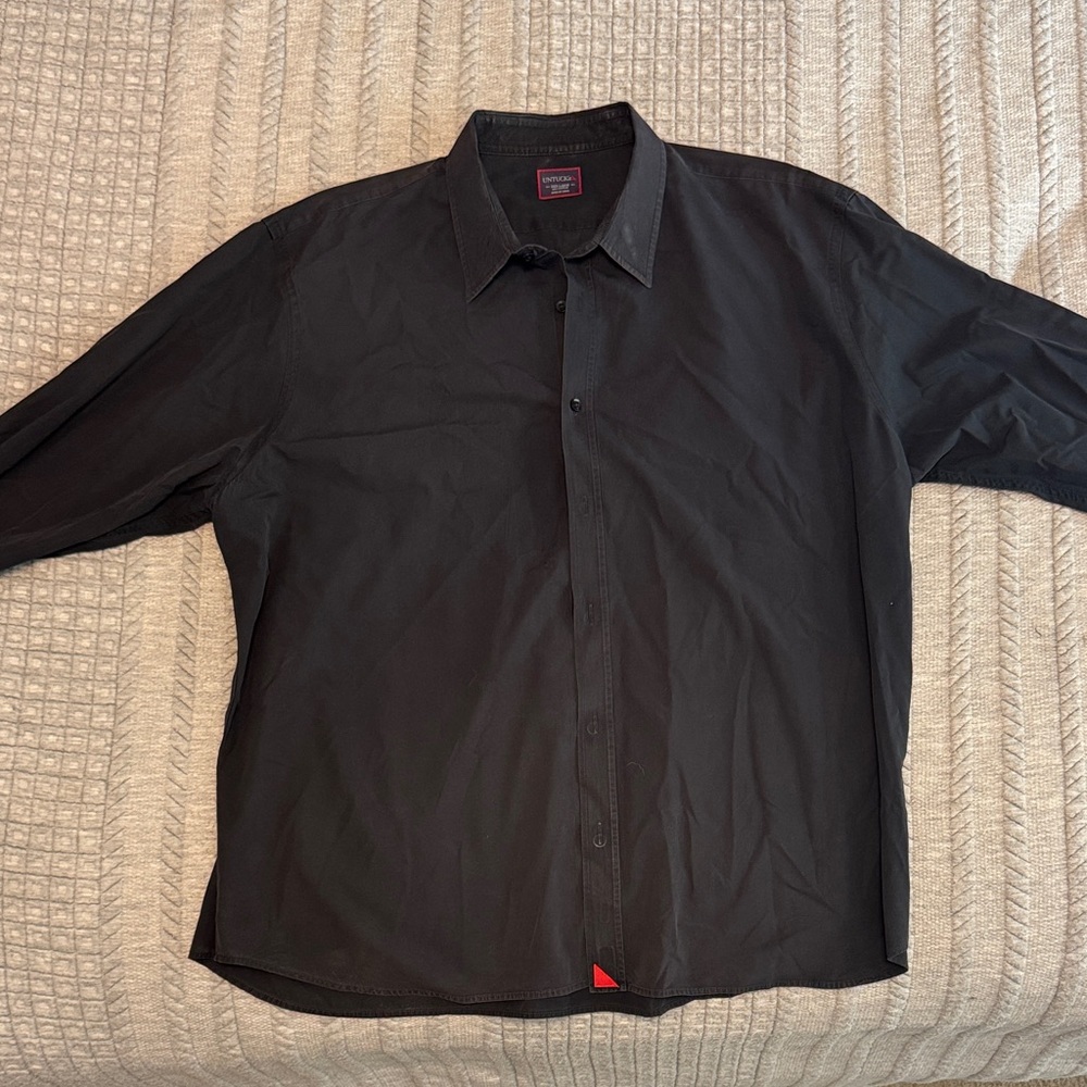 UNTUCKit Black Casual Button Down Shirt